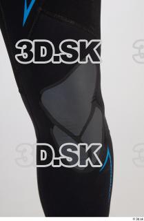 Jake Perry Diver Pose A details of suit knee leg…